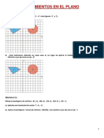 Ejercicios de Movimientos en El Plano