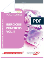 Test Psicotécnicos. Ejercicios Prácticos Vol. II