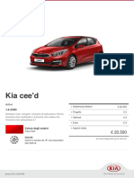 Kia Configurator Ceed Active 20170830