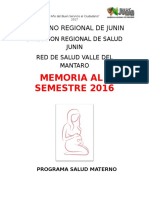 Memoria Final Materno - Final - 2016