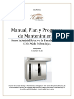 Plan y Programa de Mantenimiento PDF