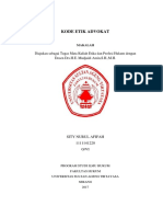 Download MAKALAH ETIKA DAN PROFESI - Etika Profesi Advokat --- Revisi by Sity Nurul Afifah SN361329936 doc pdf