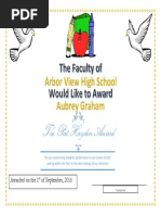 the pat hayden award