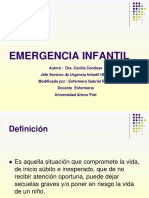 clase de Emergencia Infantil