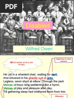 Disabled: Wilfred Owen