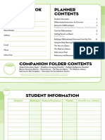 This Plan Book Belongs To Planner: Modalities of Learning, Bloom's Taxonomy, Tiered Instruction