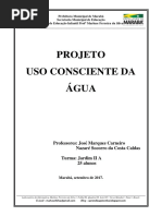 Projeto Uso Conciente Da Água