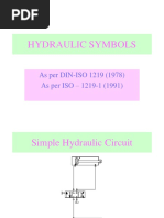 Hydraulic Symbols: As Per DIN-ISO 1219 (1978) As Per ISO - 1219-1 (1991)