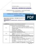 113904-Criterios Calificación Segunda Prueba Sistemas y Aplicaciones Informática