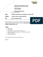 Informe Mensual de Asistencia Técnica Santa Rosa de Laupay