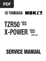 Download Yamaha TZR 50 03 -Service Manual by 1piotr1 SN36134422 doc pdf
