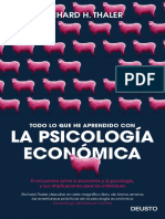 Thaler, Richard H. La Psicologia Economica Cap.1 PDF