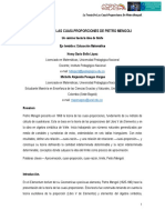 La Teoría de Las Cuasi-Proporciones de Pietro Mengoli (Universidad Pedagógica Nacional)