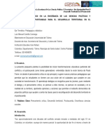 Pensamiento crítico en la enseñanza de las ciencias políticas y económicas: una oportunidad para el desarrollo territorial en el postacuerdo (Universidad del Tolima)