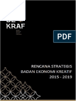 Rencana Strategis Badan Ekonomi Kreatif 2015 2019