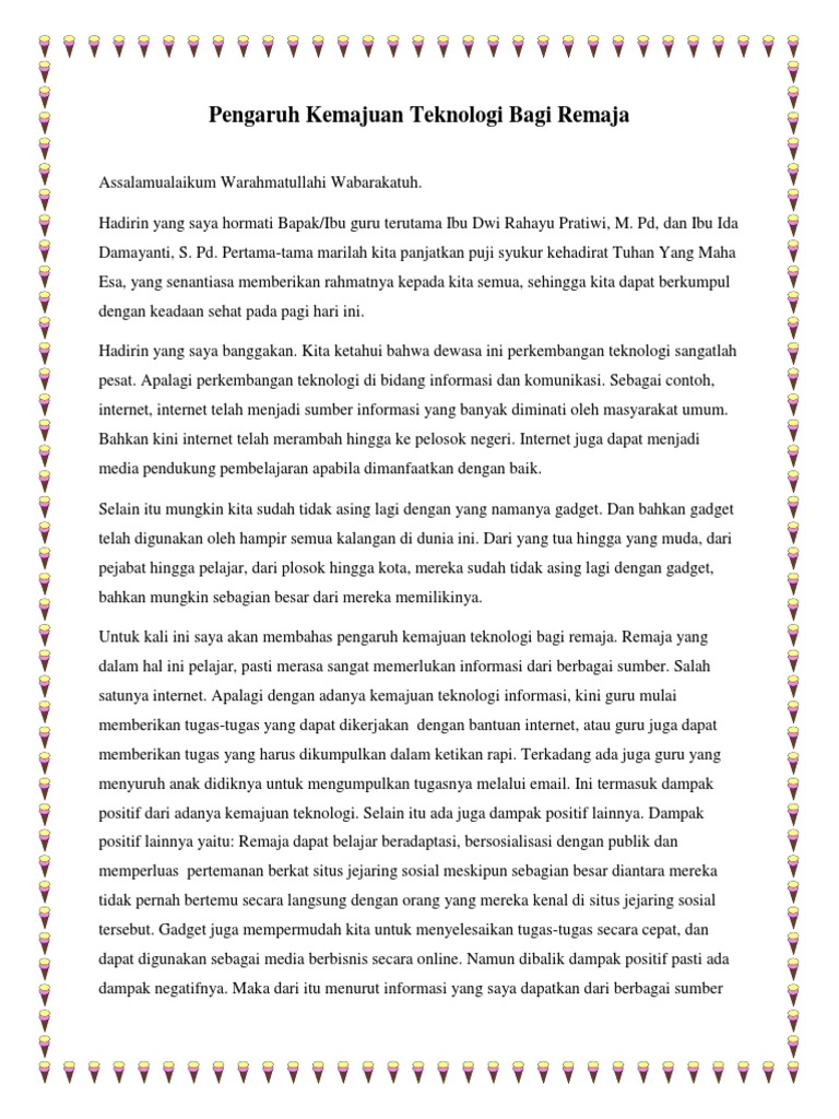 25++ Contoh pidato tentang teknologi terbaru yang baik dan benar