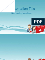 First Aid PPT Template