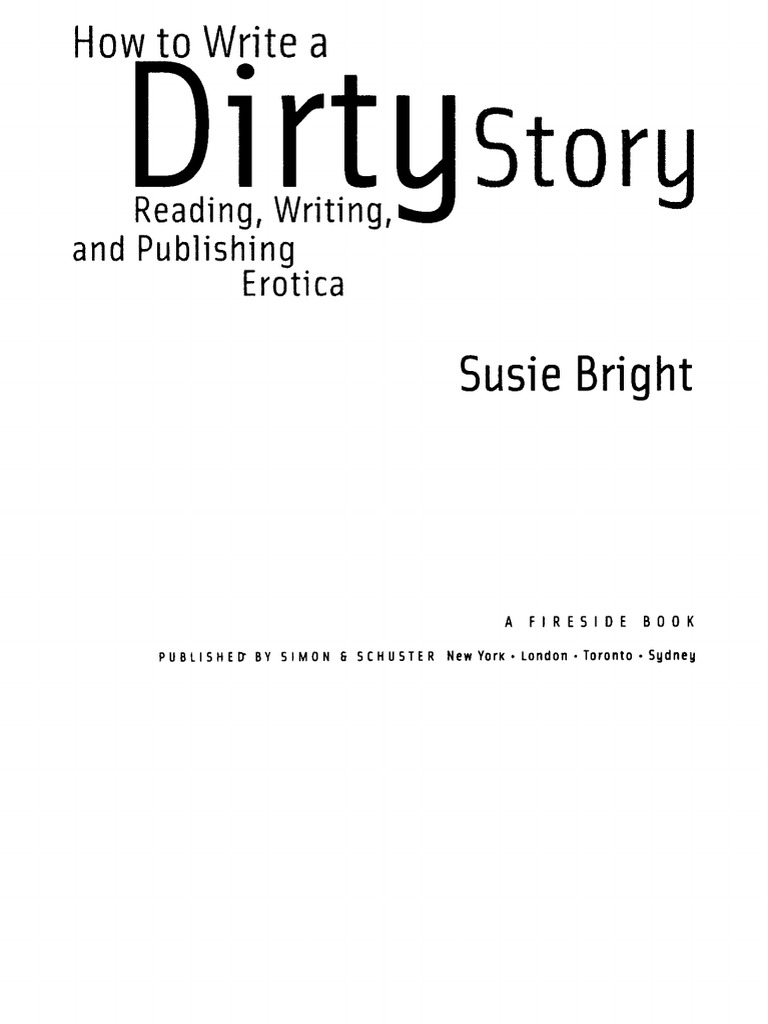 How To Write A Dirty Story - Susie Bright PDF | PDF