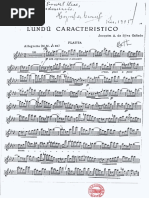 Callado Lundu Caracteristico