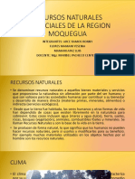 Recursos Naturales Potenciales de La Region Moquegua