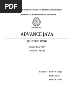 Question Bank (Advance Java)