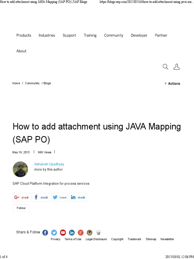 How To Add Attachment Using JAVA Mapping PDF Java (Programming