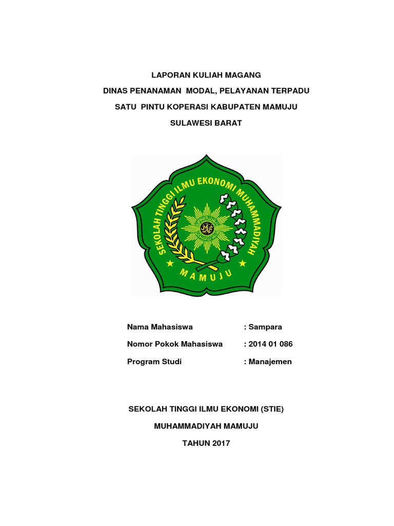 Contoh Sampul Kata Pengantar Dan Daftar Isi