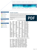 PRC Allowable Calculators