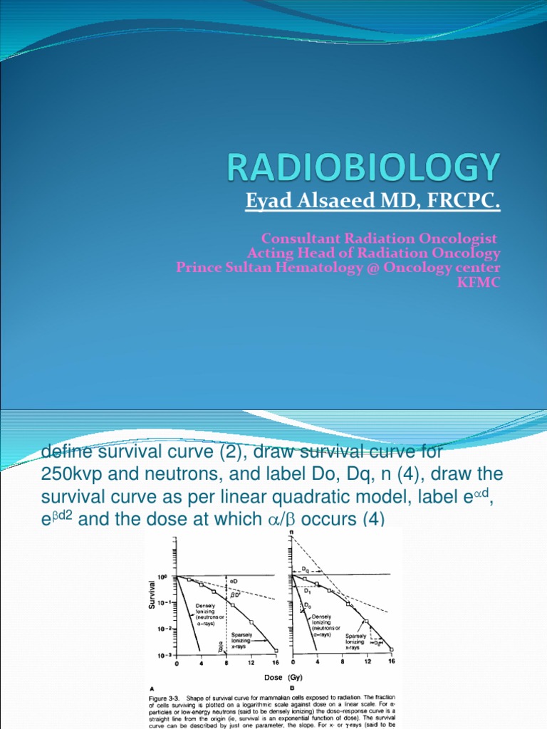 Radio Biology PDF Radiation Therapy Nuclear Physics