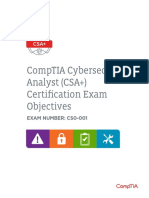 Comptia Cybersecurity Analyst (cs0 001)