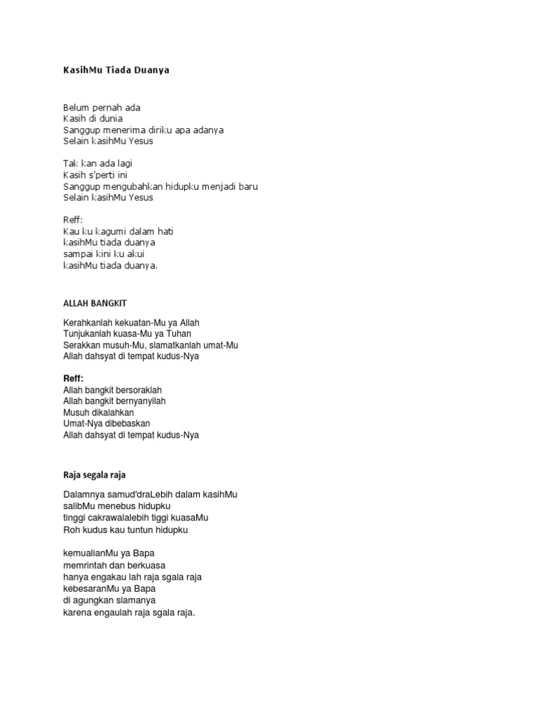 Lirik Wl 6 Maret 2016 Pdf