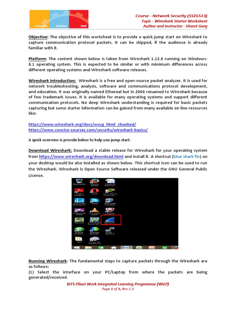 Wireshark Starter Guide for Beginners | PDF | Network Packet | Computer ...