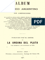 Album Poetico Argentino - Editor de La Ondina Del Plata