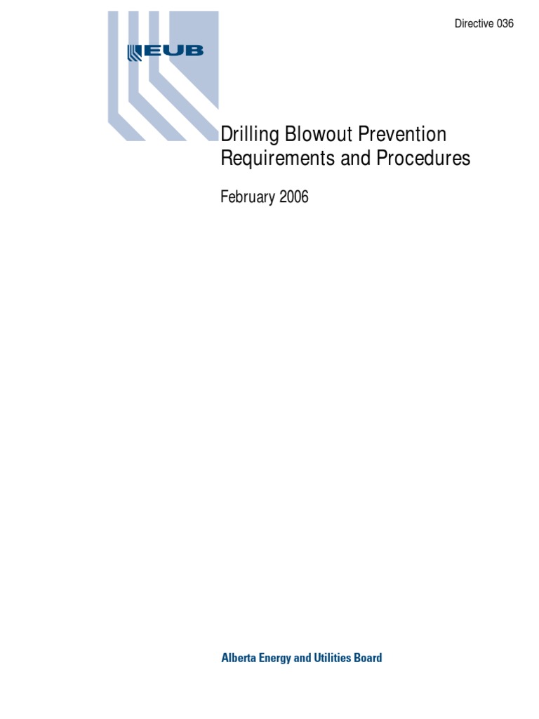 Drilling Blowout Prevention | PDF | Blowout (Well Drilling) | Casing ...