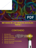 Métodos de Las Ciencias Sociales Parte I 2017