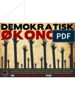 Plakat for møde om demokratisk økonomi - LS-Aalborg