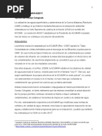 Respuesta del Cuerpo Colegiado respecto a la Resolucion 46/17 emitida por Gladys Gonzalez (ACUMAR)