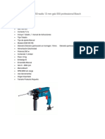 Taladro percución 550 watts 13 mm gsb 550 professional Bosch