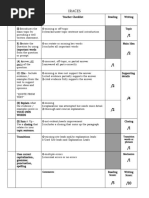 IRACES Rubric