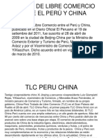 Tratado de Libre Comercio Entre El Perú y