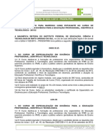 Especializacao Edital No 022 2015 Edital No 022 1 2015 Retificacao PDF