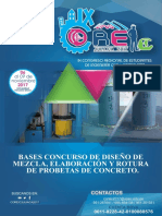 Concurso de diseño y rotura de probetas de concreto IXCOREIC 2017