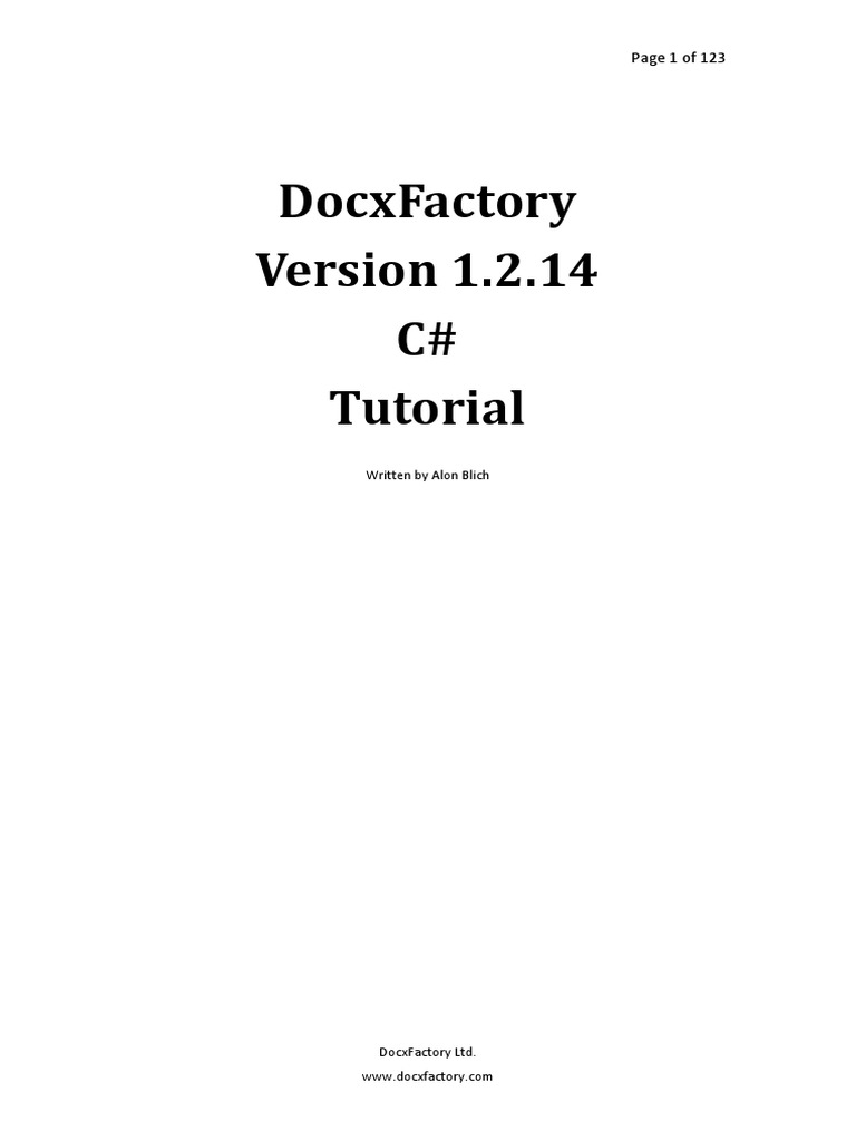 Tutorial Csharp | PDF | Zip (File Format) | Computer File