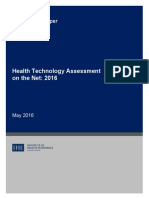 Health Technology Assessment On The Net 2016
