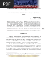 Justiça Restaurativa e Genero