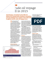 Global Crude Oil Voyage Losses 2015