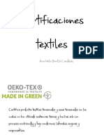 Certificaciones Textiles