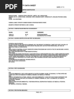 Material Safety Data Sheet Oct Page 1 of x