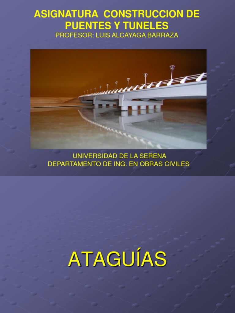 Presentacion Clase 6 Ataguias | PDF