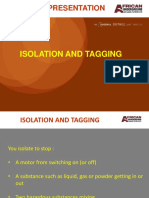 Safety Isolation and Tagging